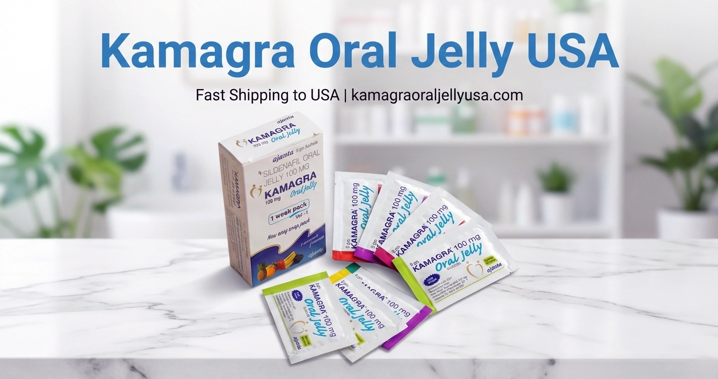 Kamagra Oral Jelly USA Official Store 100mg Sildenafil Oral Jelly